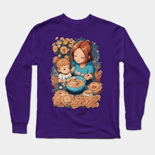 Mothers love with a Ramen Long Sleeve T-Shirt